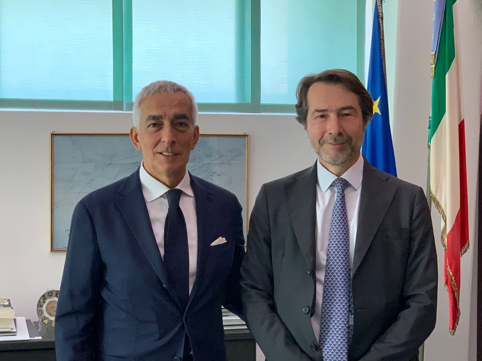 Giorgio Guberti con Enrico Postacchini