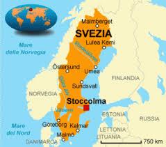 Mappa della Svezia Mappa della Svezia