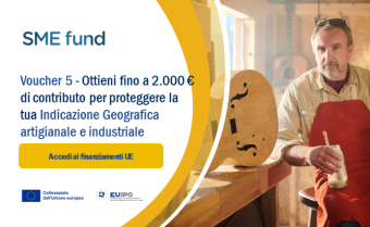 EUIPO fondo pmi 2026: AL VIA IL Voucher 5 per le ig artigianali e industriali
