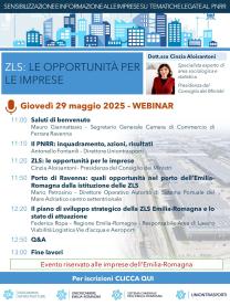 ZLS: le opportunità per le imprese, 29 maggio
